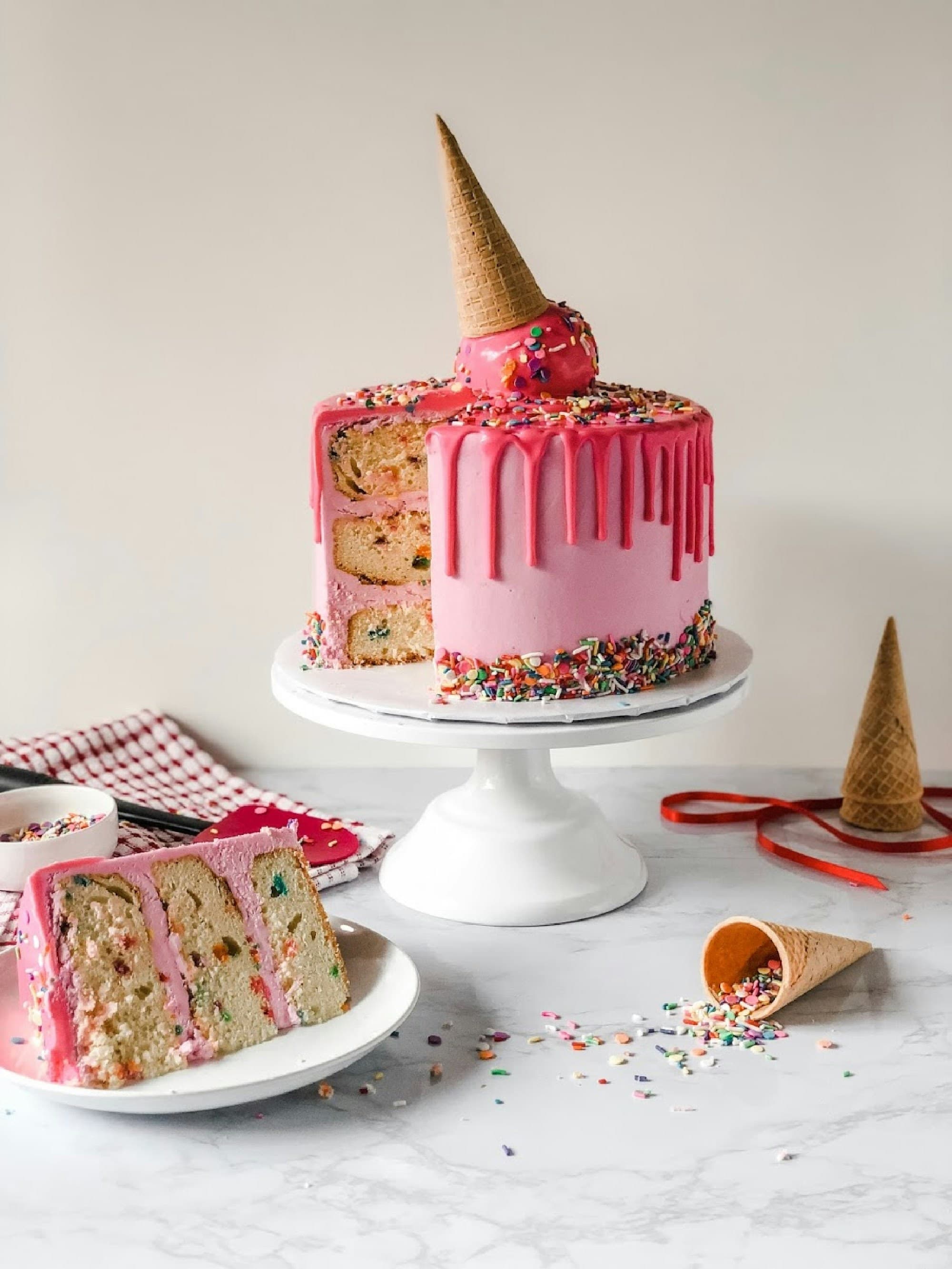 Colorful Birthday Cake